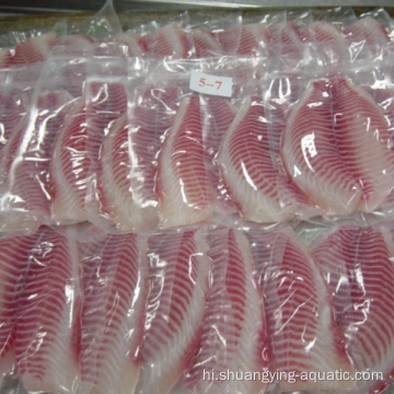 चीनी जमे हुए तिलापिया पट्टिका 5-7oz मछली iwp 100%nw